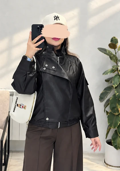 بامبر جکت چرم