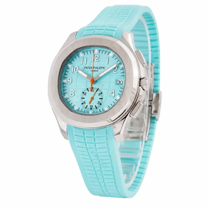 ساعت مردانه پتک فیلیپ آکوانا Patek 4602-L تیفانی بند رابر لوکس
