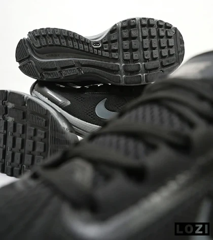 کفش کتانی مردانه مشکی طوسی 24 NIKE zoom structure