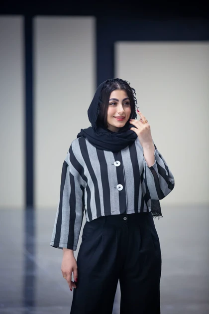 کت کراپ راه راه