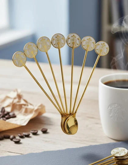 قاشق شربت خوری استارباکس سرگرد / mj84