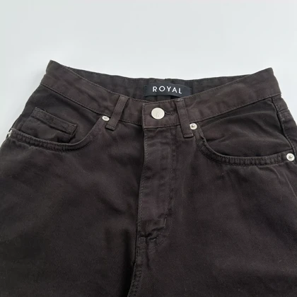 شلوار کتان نیم بگ 1007803