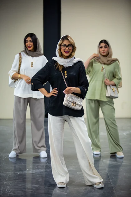 مانتو مراکشی 3 دکمه نما چوبی