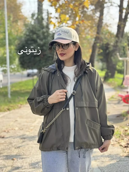 بارانی کلاهدار آستردار ناز