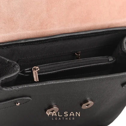 کیف دوشی و دستی زنانه چرم یلسان مدل ماژولار ستا کد 214-MC
