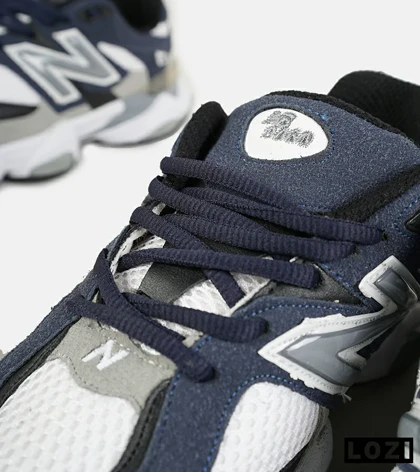 کفش کتانی مردانه و زنانه سرمه ای طوسی NEW BALANCE 9060 مدل 7316