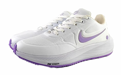 کفش رانینگ زنانه مدل نایکی آسپا nike سفید بنفش کد 52