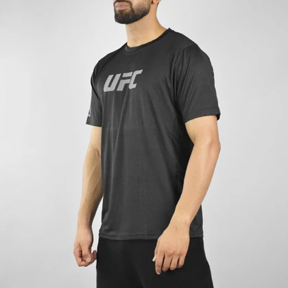 تیشرت ورزشی مردانه یو اف سی مدل HS-370 مشکی