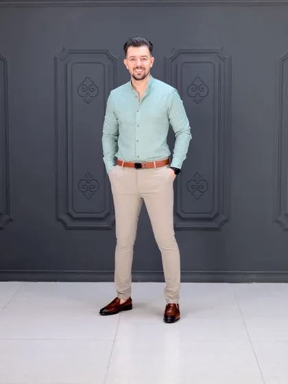 پیراهن 031419 AKOMOD سبز