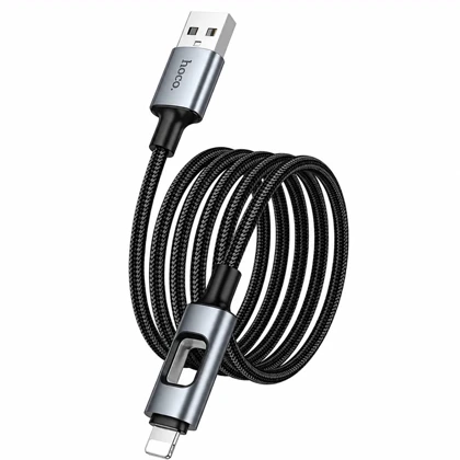 کابل لایتنینگ هوکو Hoco مدل U144L توان 27 وات 1.2 متر
