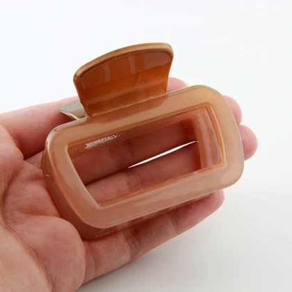 کلیپس زنانه ساده مستطیلی