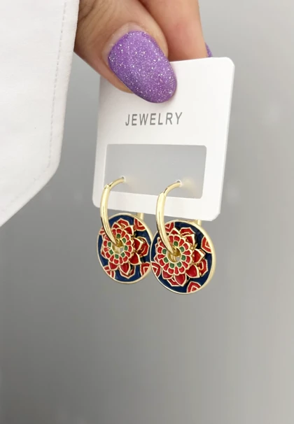 گوشواره میناکاری خاص زنانه 797