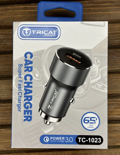 شارژر فندکی توربو شارژ تریکتtc-1023