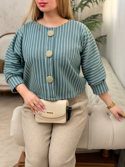 شومیز بافت پرنیا 3561