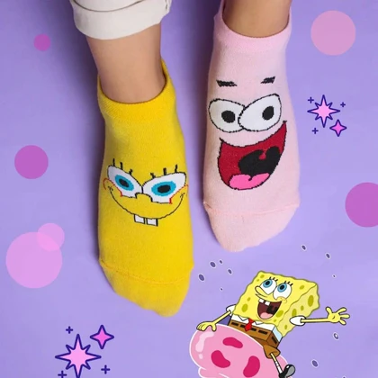 جوراب بچه گانه مچی باب اسفنجی و پاتریک تا به تا