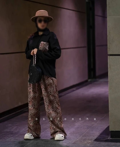 ست ترکیبی شومیز شلوار کد 50169