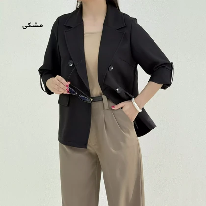 کت زنانه کرپ کجراه