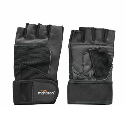 دستکش بدنسازی اسپرت ماراتن مدل AZS-404H1286 مشکی