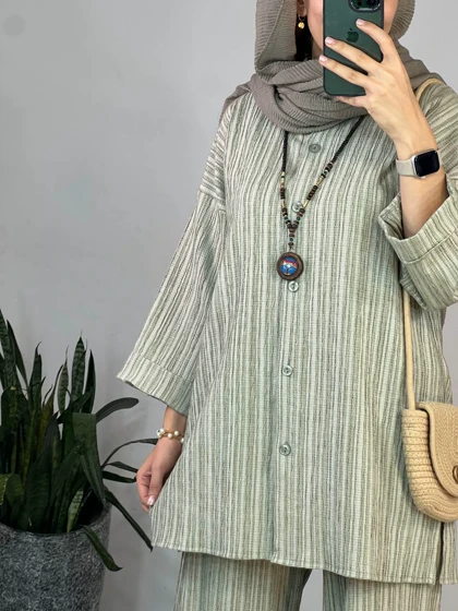 ست مانتو شلوار گیتی