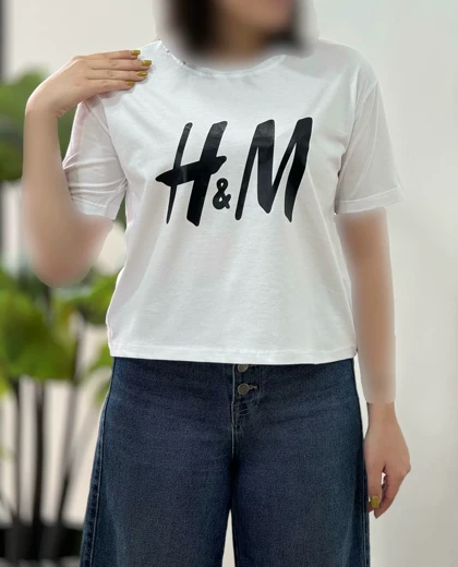 تیشرت پنبه H&M