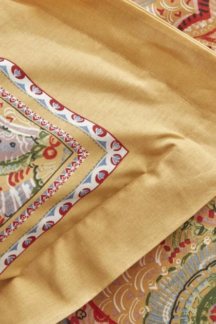 سرویس روتختی دو نفره Karaca Home مدل Manas پنبه - خردلی