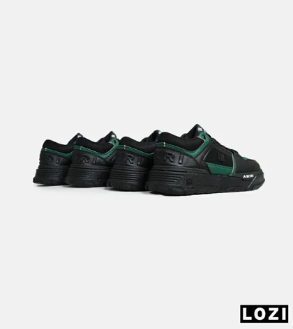 کفش کتانی مشکی سبز AMIRI MA2 Leather