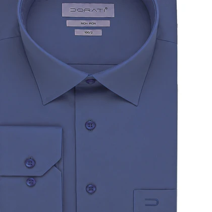 پیراهن مردانه رسمی آبی Non-Iron