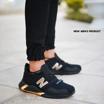 کفش مردانه NewBalance مدل WinSon (مشکی.طلایی)