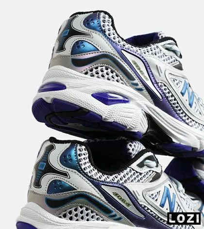 کفش کتانی مردانه و زنانه طوسی مشکی آبی NEW BALANCE 1064 V.2