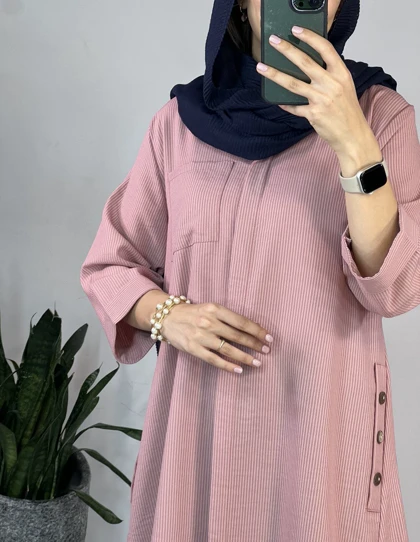 مانتو دکمه دار یکتا 3