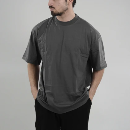 تیشرت اسپرت بیسیک مدل SPL-4M1248 طوسی تیره