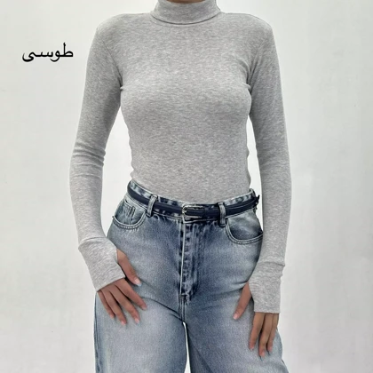 کراپ زنانه یقه اسکی | KIANA