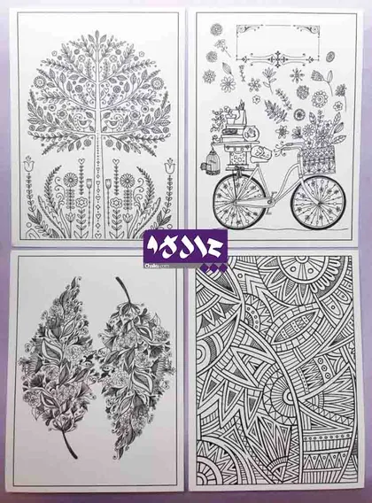 پک رنگ آمیزی بزرگسالان مدل فانتزی