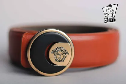 کمربند قهوه ای VERSACE