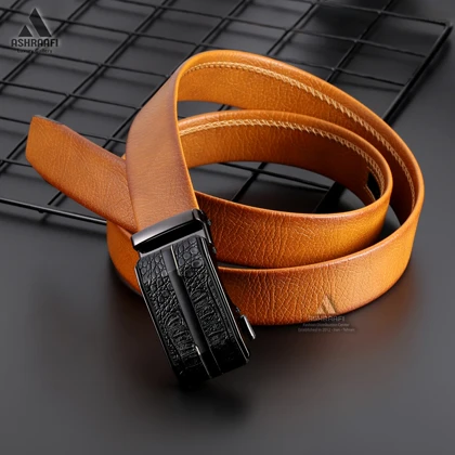 کمربند چرمی ریلی Leather Ratchet Belt BL96