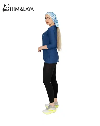 تیشرت ورزشی آستین سه ربع زنانه CW35 هیمالیا