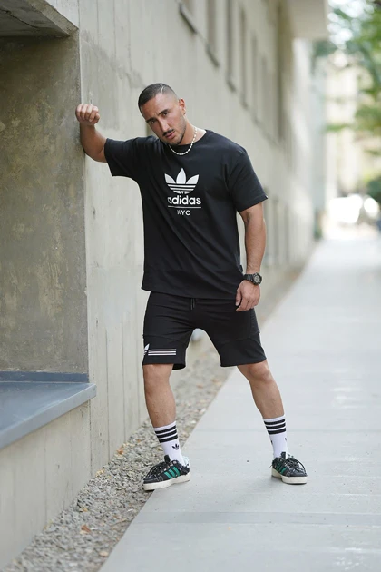 تیشرت ورزشی ADIDAS بگ مشکی