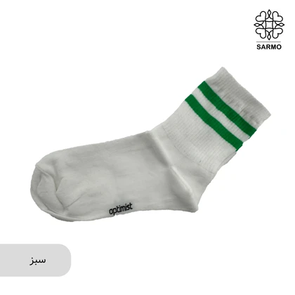 جوراب طرح دوخط ساق‌دار