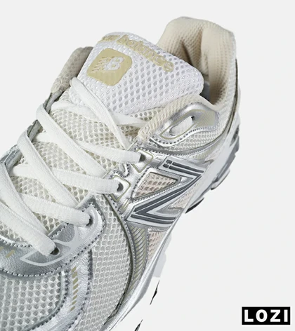 کفش کتانی مردانه و زنانه طوسی کرم New Balance 860 V.02 مدل 7758