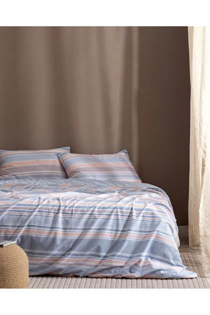 سرویس روتختی کینگ سایز Madame Coco مدل Favor رانفورس - آبی