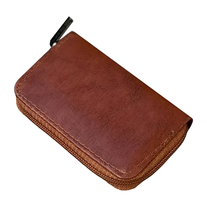 جا کارتی چرمی دور زیپ چرمی MSN14-54