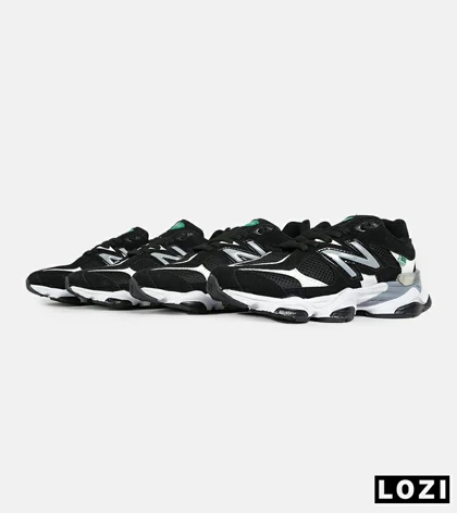 کفش کتانی مردانه و زنانه مشکی سفید NEW BALANCE 9060