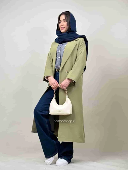 لانگ کت زنانه مدل نیلو