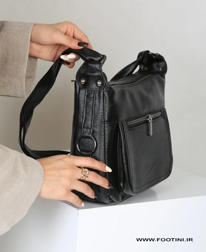 کیف زنانه چرم دوشی جلو زیپ 209 AM
