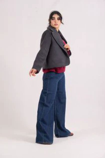 پالتو دو حالته sand ذغالی