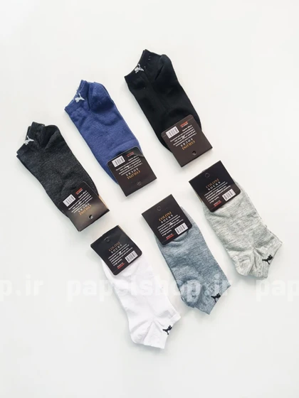 جوراب مچی نخ پنبه طرح پوما(puma)