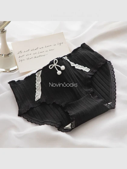 شورت سیاه سفید پاپیونی (سایز 38 الی 42)