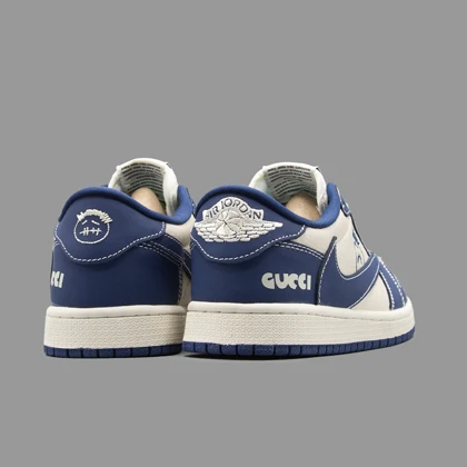 نایکی جردن 1 ترویس اسکات گوچی آبی ساق کوتاه Nike Air Jordan 1 Low OG Travis Scott Gucci Blue