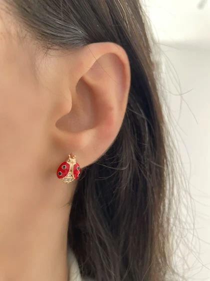 گوشواره کفشدوزک ژوپینگ-5