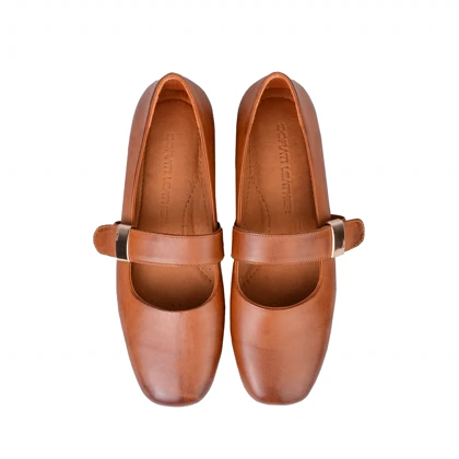 کفش چرم کالج زنانه 268